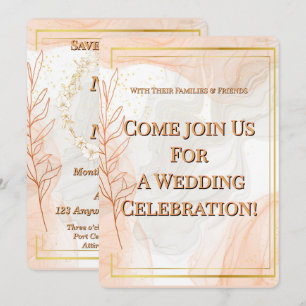 Título: Convite de Casamento Personalizado Elegant