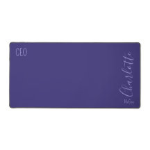 Título Profissional de Nome Personalizado Roxo Mod