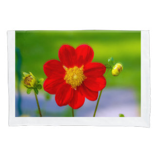 Título Zazzle Fotografia Macro Flor Vermelha, Vib