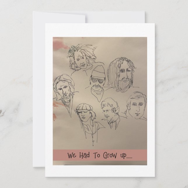 Tive Que Crescer O Cartão De Aniversário! (Frente)