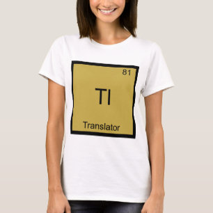 Tl - Camiseta do Símbolo do Elemento Químico Diver
