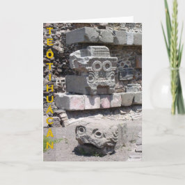 Tláloc, Teōtihuácān, México - cartão