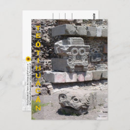 Tláloc, Teōtihuácān, México - cartão postal