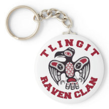 Tlingit Raven Clan Chaveiro