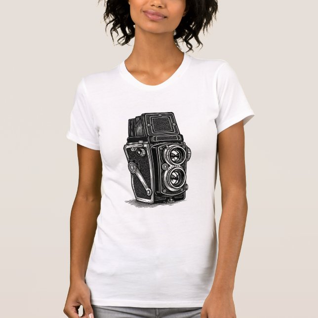 TLR camera t-shirt (Frente)