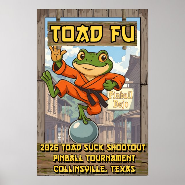 Toad Fu - Toad Suck Shoot Out 2026 Poster (Frente)