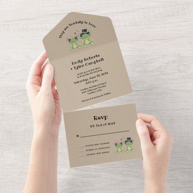 ©Toadly in Love Sapo Rustic Weding (Tearaway)