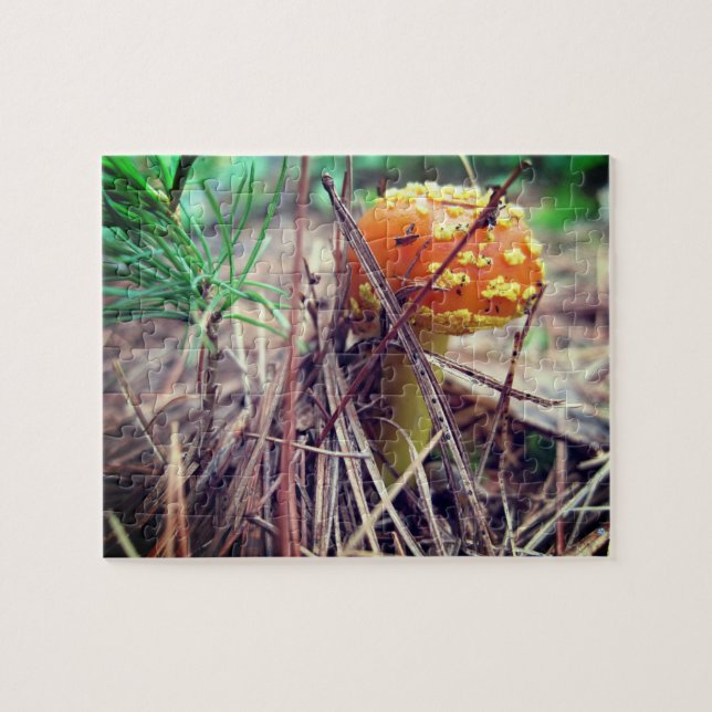 Toadstool Hiker's Relaxing Self-Care Quebra-cabeça (Horizontal)