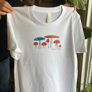 Toadstools Cogumelos T-Shirt