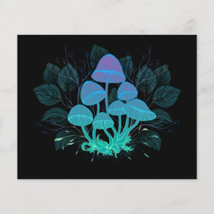 Toadstools em arbustos