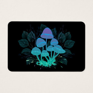 Toadstools em arbustos