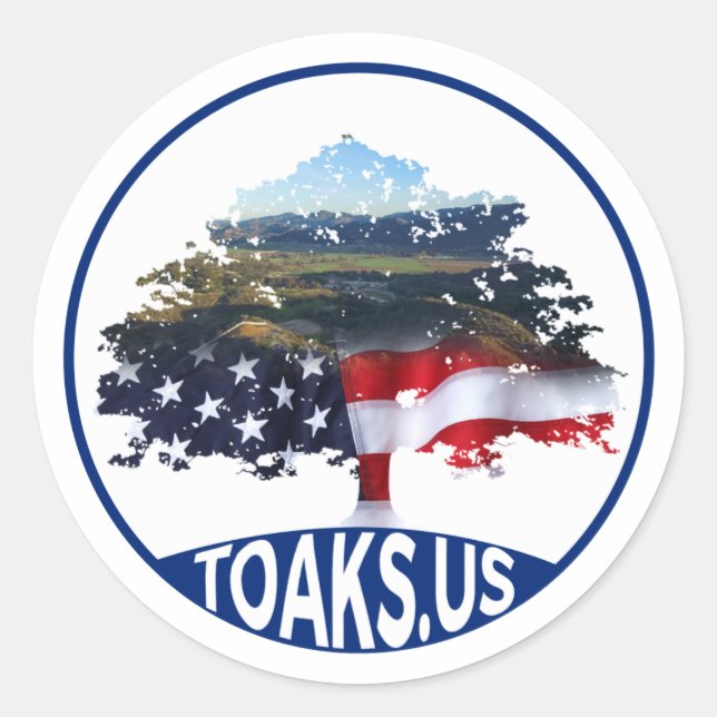 Toaks.us - um fórum para nós - autocolante (Frente)