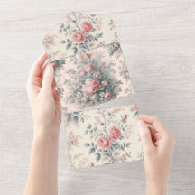 Toalete Vitoriano Floral Rosa Francês