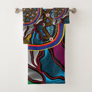 Toalha Aboriginal Design-15