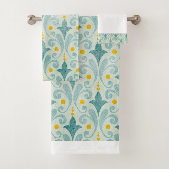 Toalha azul e amarela (Insitu)