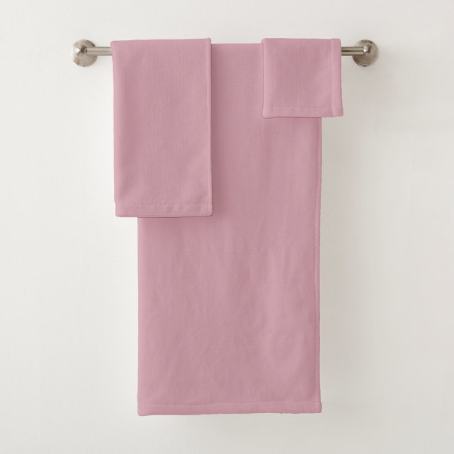 Toalha Blush Quartz, Cor-de-Rosa Sólido (Insitu)