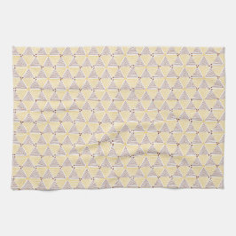 Toalha Chevron ouro Wave