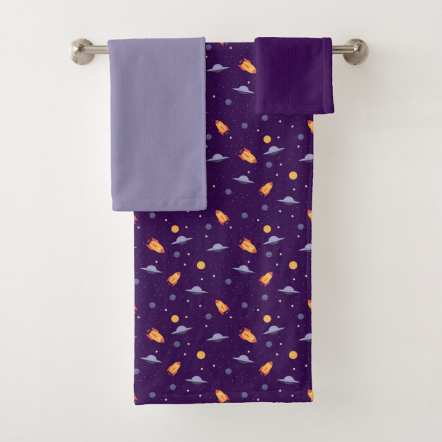Toalha com conjunto de estrelas de planetas padrão (Insitu)
