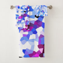 Toalha cristalina do lago ajustada pelo artista