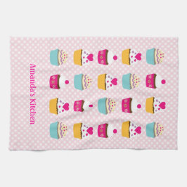 Toalha Cupcakes de torres de cozinha