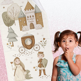 Toalha da princesa de Fada, com nome
