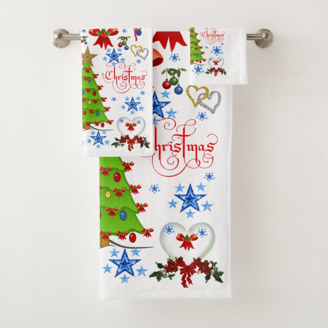 Toalha de Banheiro Define Natal (Insitu)