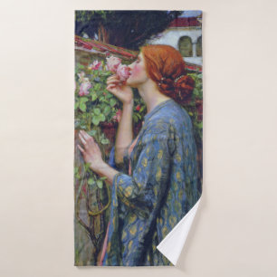 Toalha De Banho A Alma do Rosa, John William Waterhouse
