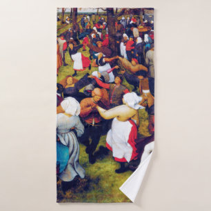 Toalha De Banho A dança do casamento, Pieter Bruegel
