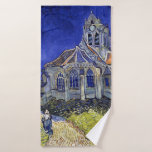Toalha De Banho A Igreja em Auvers, Van Gogh<br><div class="desc">Vincent Willem van Gogh (30 de março de 1853 - 29 de julho de 1890) foi um pintor holandês impressionista poste que se encontra entre as figuras mais famosas e influentes da história da arte ocidental. Em pouco mais de uma década, criou cerca de 2.100 trabalhos de arte, incluindo cerca...</div>