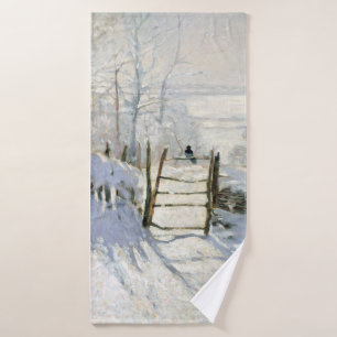 Toalha De Banho A Magpie, Monet