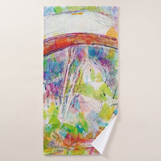 Toalha De Banho A Ponte, Paul Cezanne (Toalha de Banho)