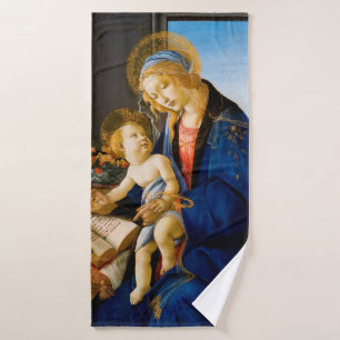 Toalha De Banho A Virgem e a Criança, Sandro Botticelli