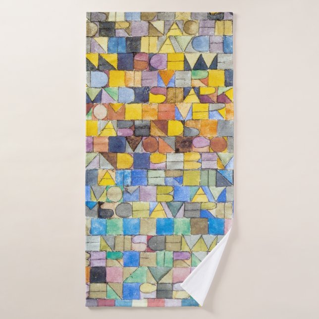 Toalha De Banho ABC (Alfabeto), Paul Klee (Toalha de Banho)
