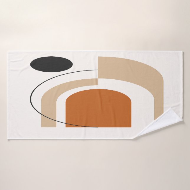 Toalha De Banho Abstract Contemporary  (Toalha de Banho)