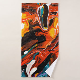 Toalha De Banho Abstrato de Arte de Luxúria Trendindo um grupo de