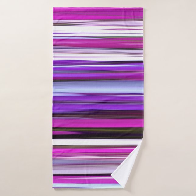 Toalha De Banho Abstrato nº 2: Desfoque roxo (Toalha de Banho)