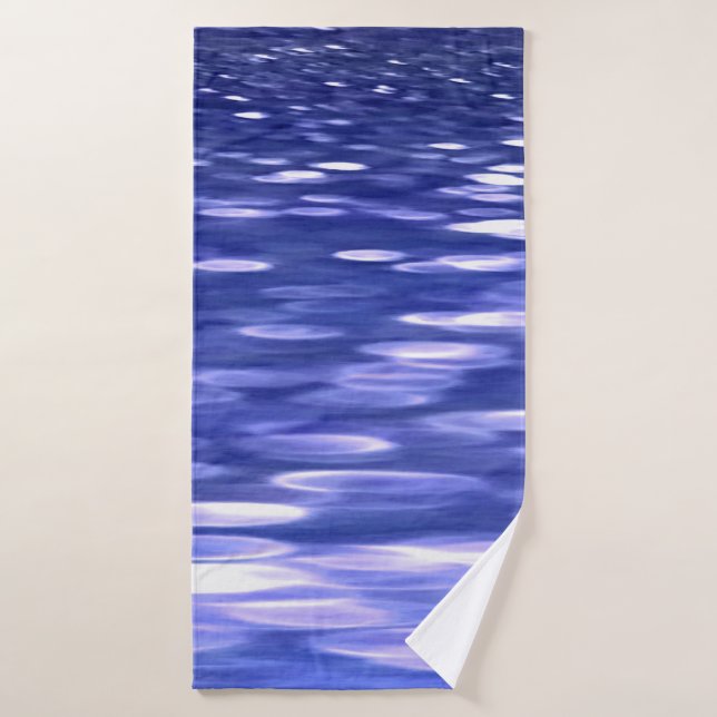 Toalha De Banho Abstrato nº 3: Shimmer azul (Toalha de Banho)