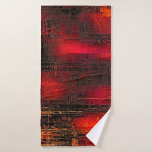 Toalha De Banho Abstrato ou textura esmaecida de cinza. W