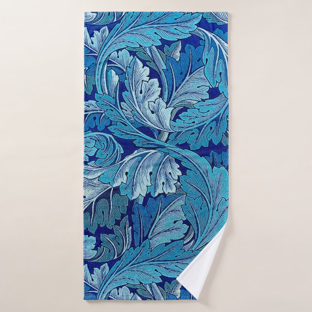 Toalha De Banho Acanthus Blue, William Morris (Toalha de Banho)