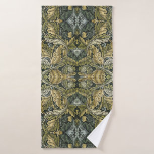 Toalha De Banho Acanthus Vintage Floral Patterno de William Morris