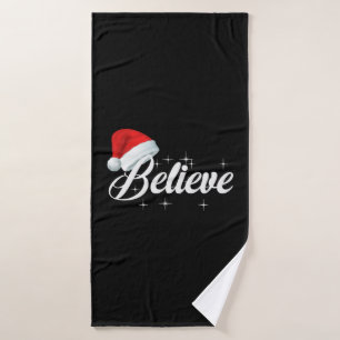 Toalha De Banho Acredite no Natal