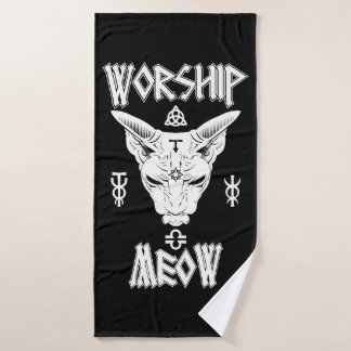 Toalha De Banho Adore o Meow