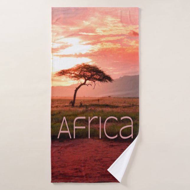 Toalha De Banho África Sunset African (Toalha de Banho)