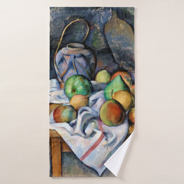 Toalha De Banho Ainda com Frutas, Paul Cezanne (Toalha de Banho)