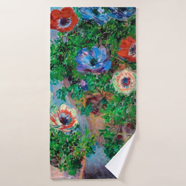 Toalha De Banho Anemone, Monet (Toalha de Banho)