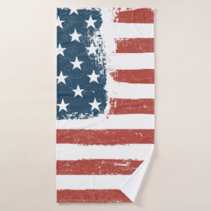 Toalha De Banho Antecedentes da bandeira americana. Versão raster.