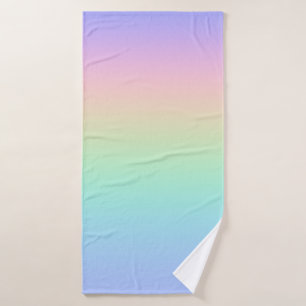 Toalha De Banho Arco-íris pastel