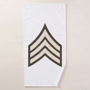 Toalha De Banho Army Sergeant rank