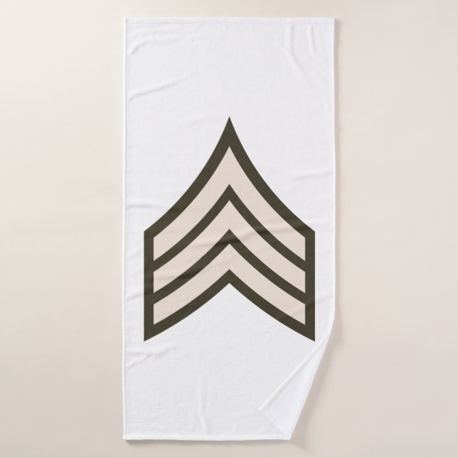 Toalha De Banho Army Sergeant rank (Toalha de Banho)
