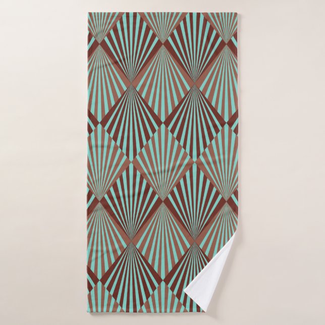 Toalha De Banho Art Deco style seamless pattern texture (Toalha de Banho)